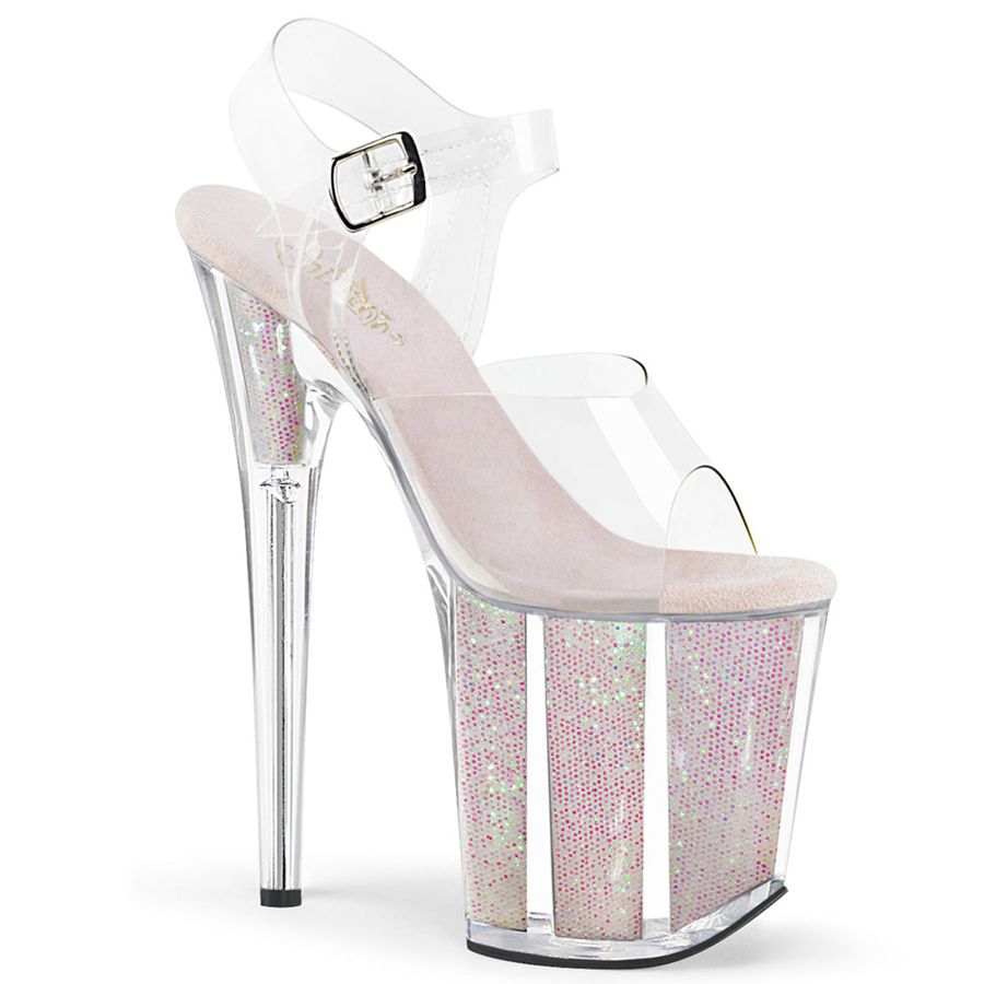 Sandales Bride Cheville Pleaser Flamingo-808G Rose Femme | VJG-8502618