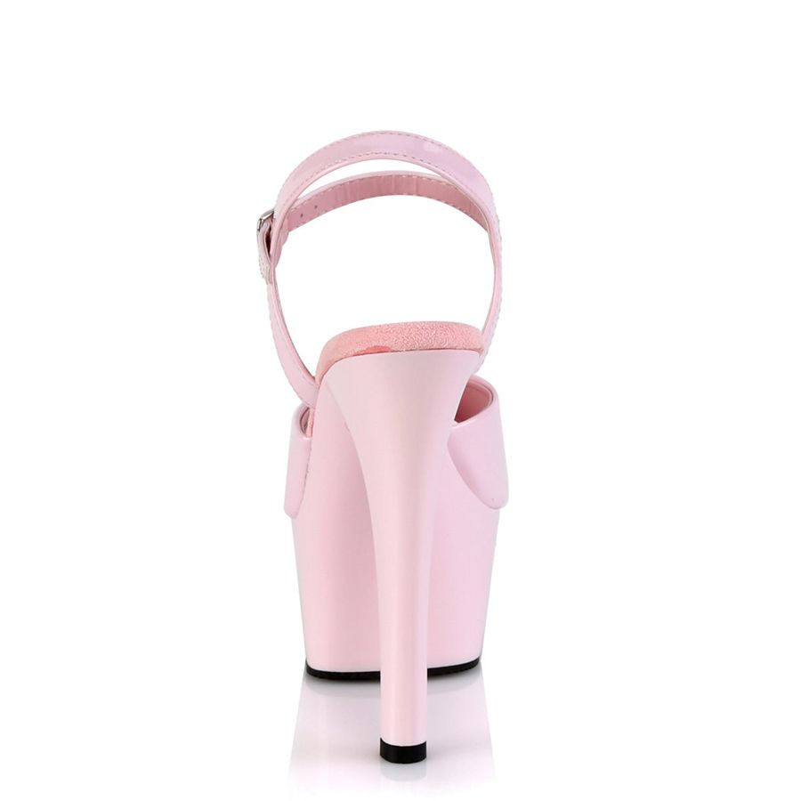 Sandales Bride Cheville Pleaser Aspire-609 Rose Femme | EJN-8273077