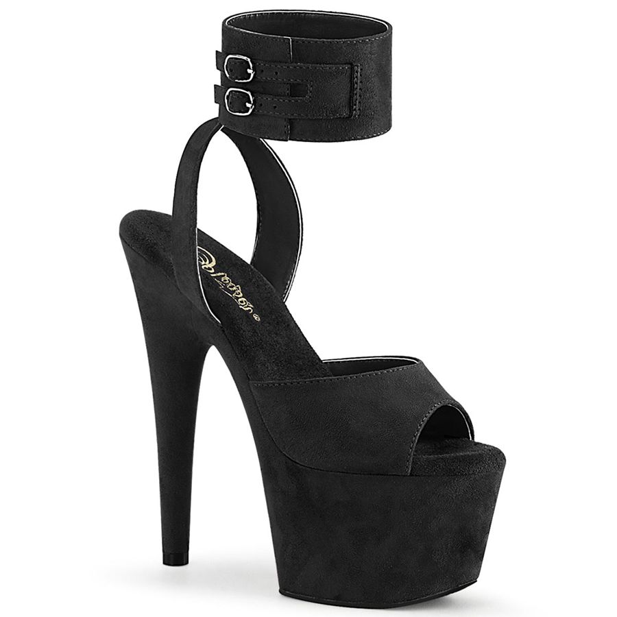 Sandales Bride Cheville Pleaser Adore-791FS Noir Femme | DUX-3430170