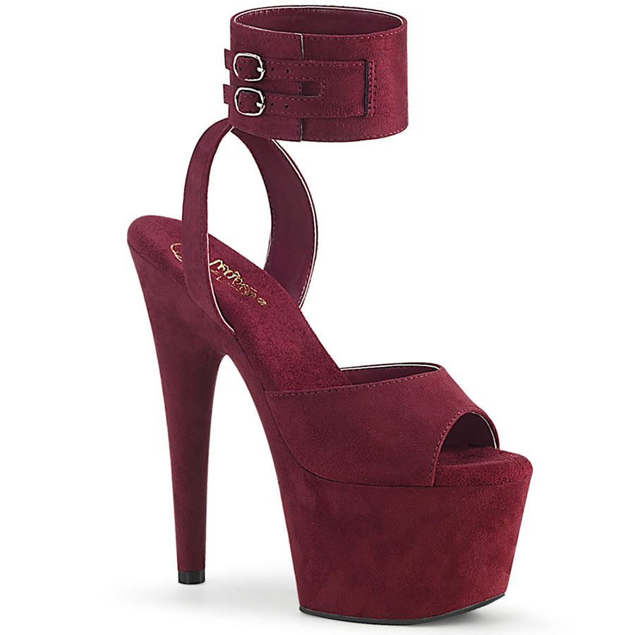 Sandales Bride Cheville Pleaser Adore-791FS Bordeaux Femme | AQJ-6675230