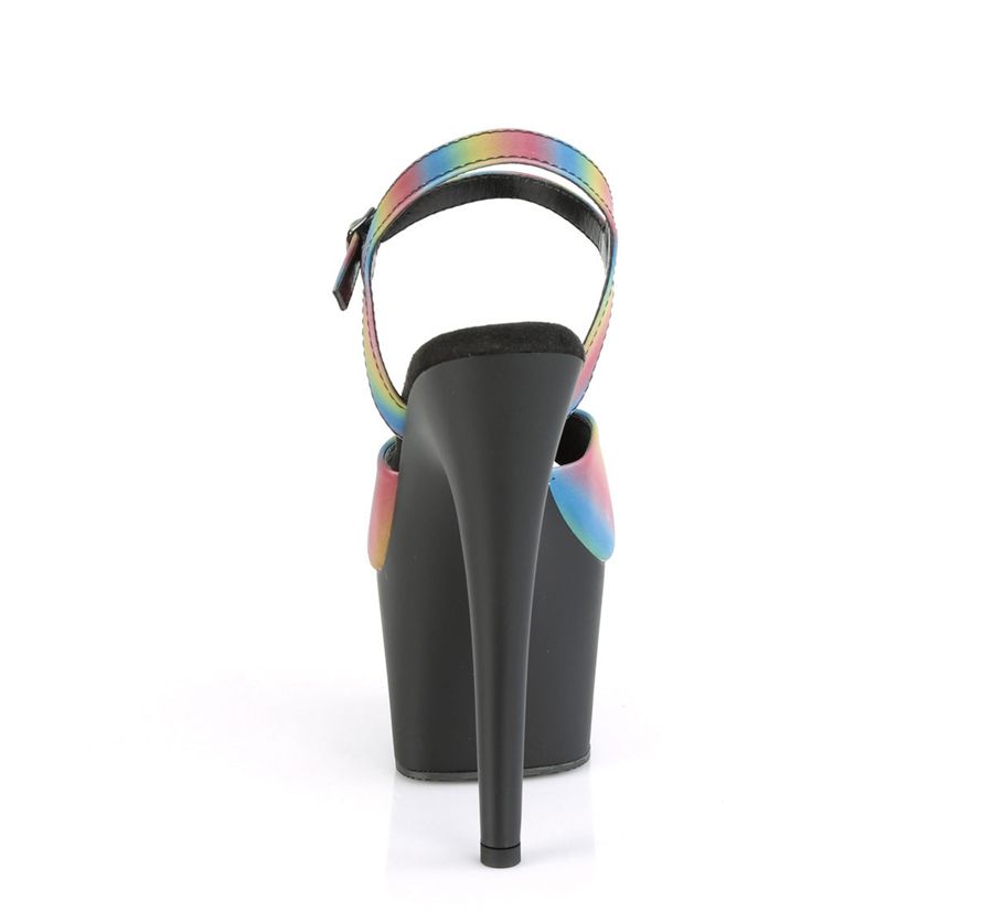 Sandales Bride Cheville Pleaser Adore-709REFL-02 Multicolore Femme | NWJ-4920897