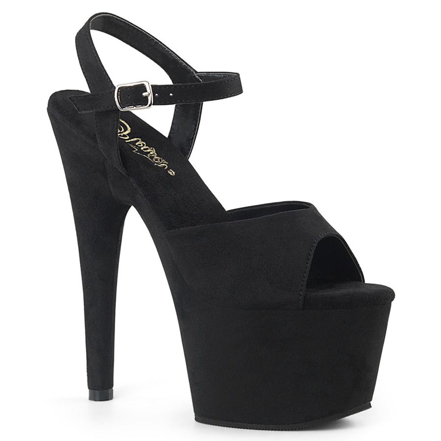 Sandales Bride Cheville Pleaser Adore-709FS Noir Femme | UFJ-6711027