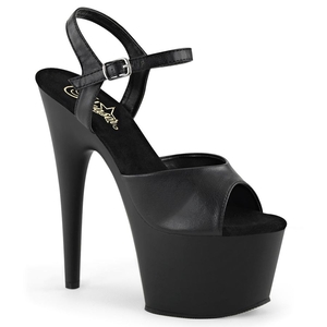 Sandales Bride Cheville Pleaser Adore-709 Noir Femme | QLC-2554532