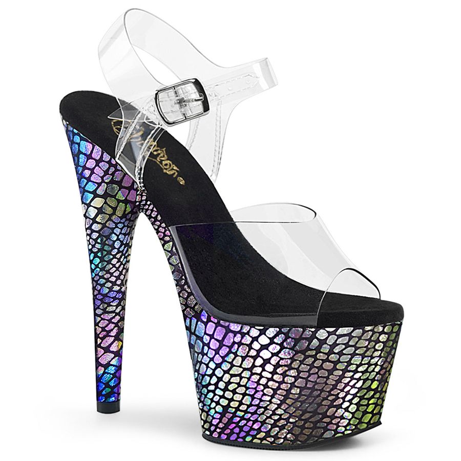 Sandales Bride Cheville Pleaser Adore-708SP Multicolore Femme | TJZ-9647269