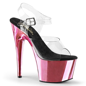 Sandales Bride Cheville Pleaser Adore-708 Rose Femme | FBZ-4501595