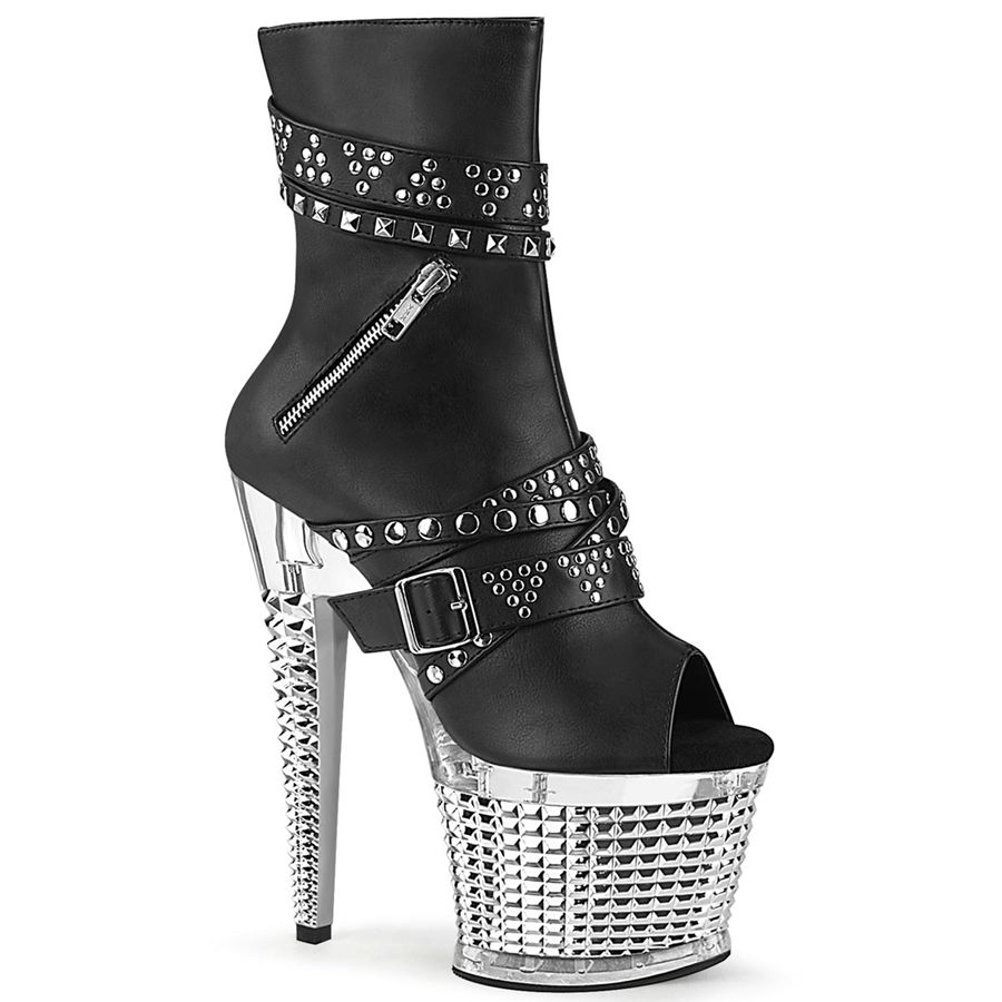 Bottines Pleaser Spectator-1015 Noir Femme | XTZ-8690009