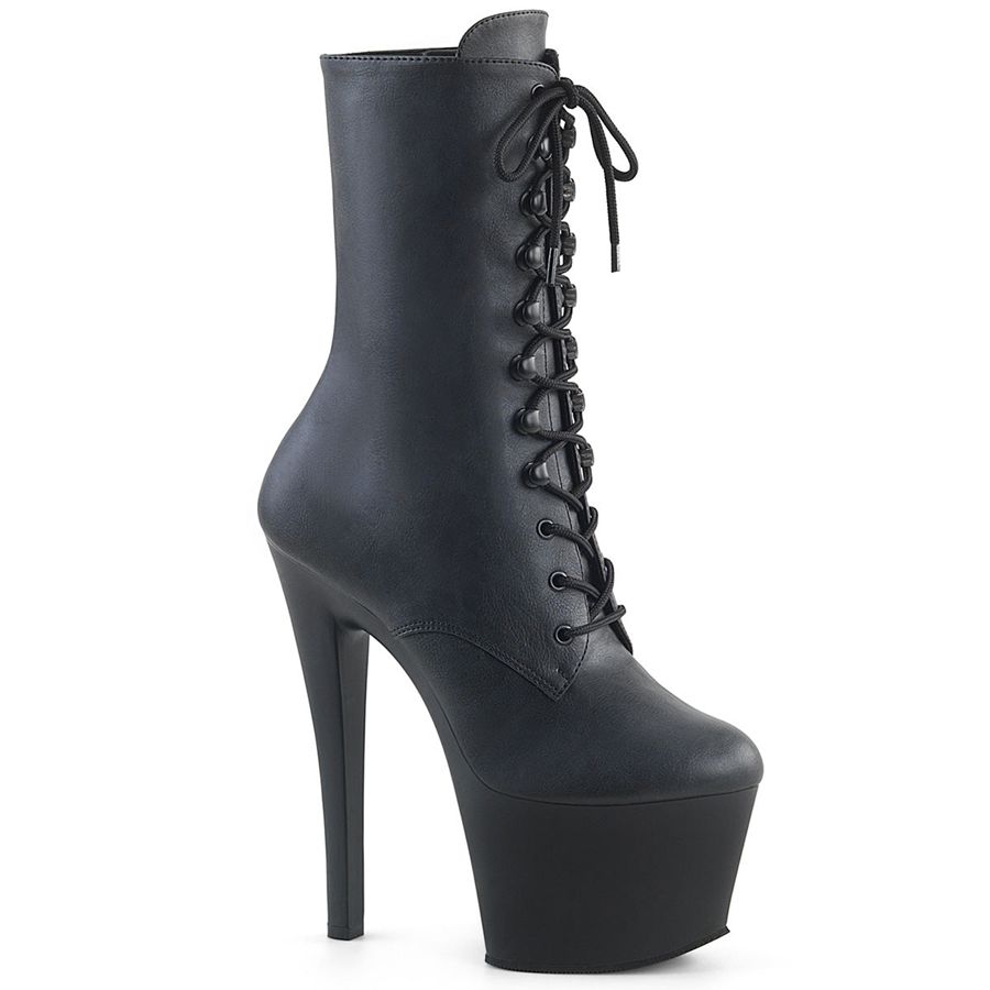 Bottines Pleaser Sky-1020 Noir Femme | UYL-3027362