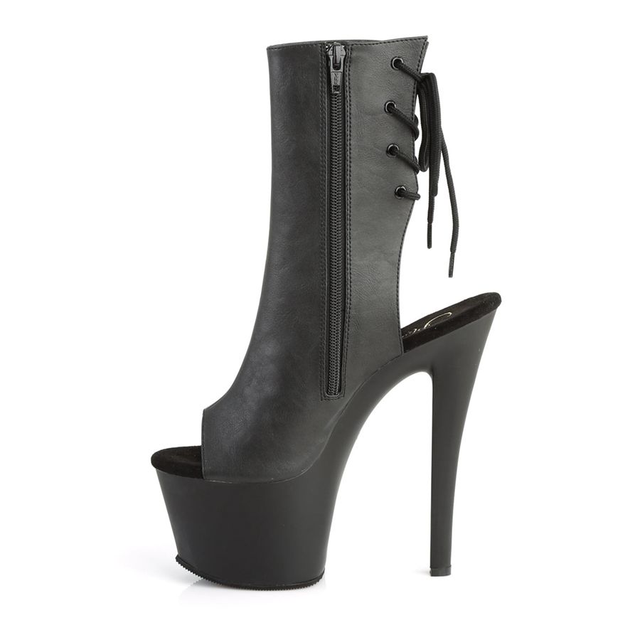 Bottines Pleaser Sky-1018 Noir Femme | BWY-0301108