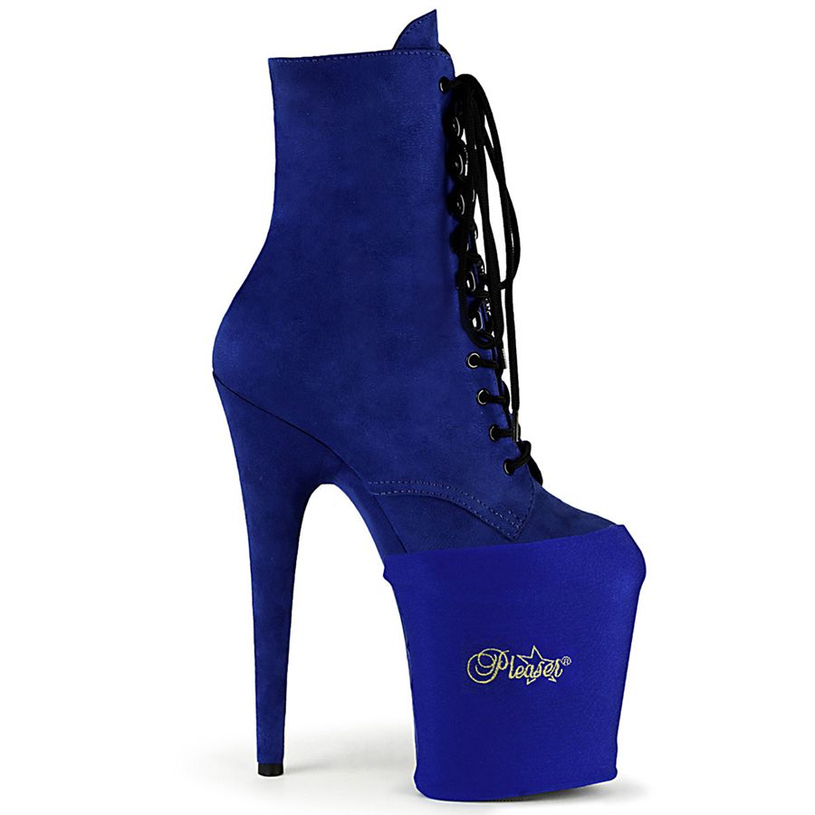 Bottines Pleaser Plateforme Protectors Bleu Marine Femme | XEY-2307570