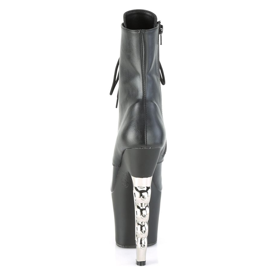 Bottines Pleaser Irongrip-1020 Noir Femme | BBG-5466981