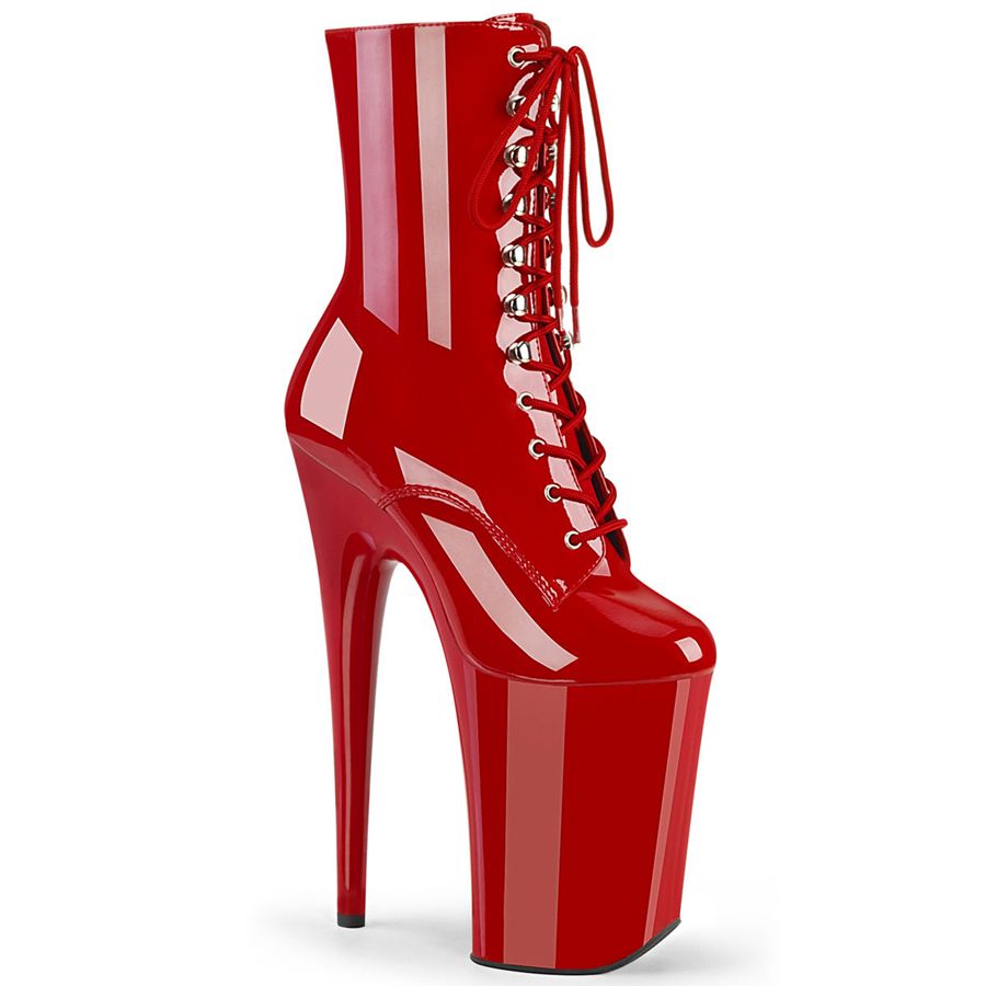 Bottines Pleaser Infinity-1020 Rouge Femme | XDE-6665986