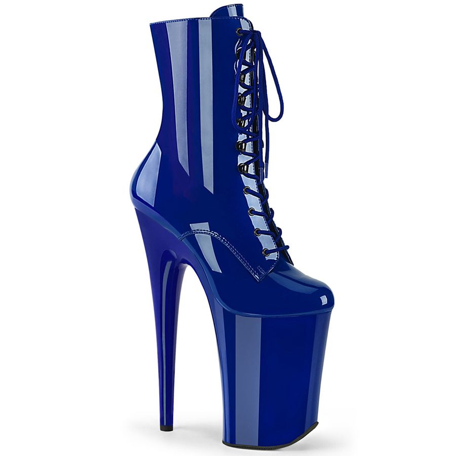 Bottines Pleaser Infinity-1020 Bleu Femme | EKP-8909231