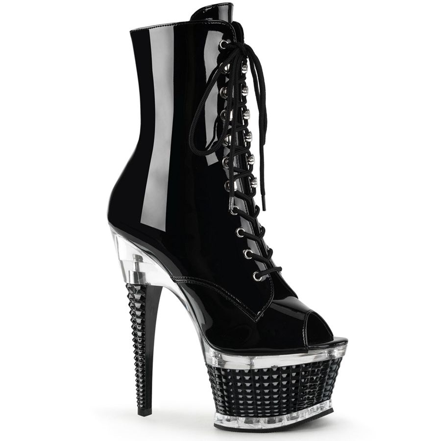 Bottines Pleaser Illusion-1021 Noir Femme | UJL-3331763