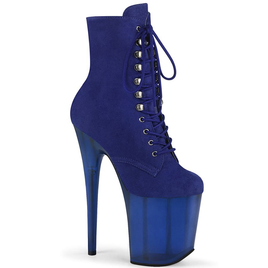 Bottines Pleaser Flamingo-1020FST Bleu Marine Femme | HOY-2009899