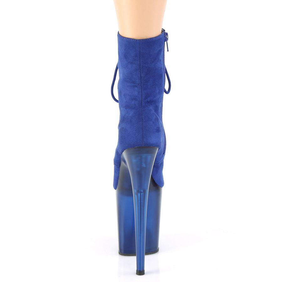 Bottines Pleaser Flamingo-1020FST Bleu Marine Femme | HOY-2009899