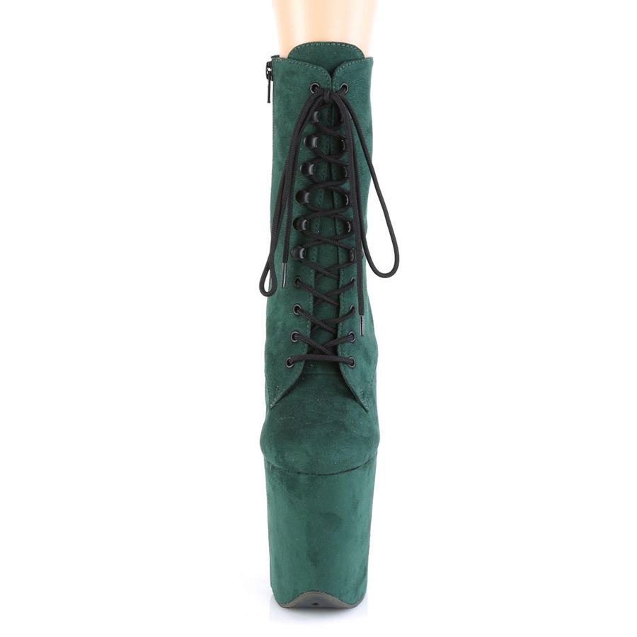 Bottines Pleaser Flamingo-1020FS Vert Femme | RBA-2739280