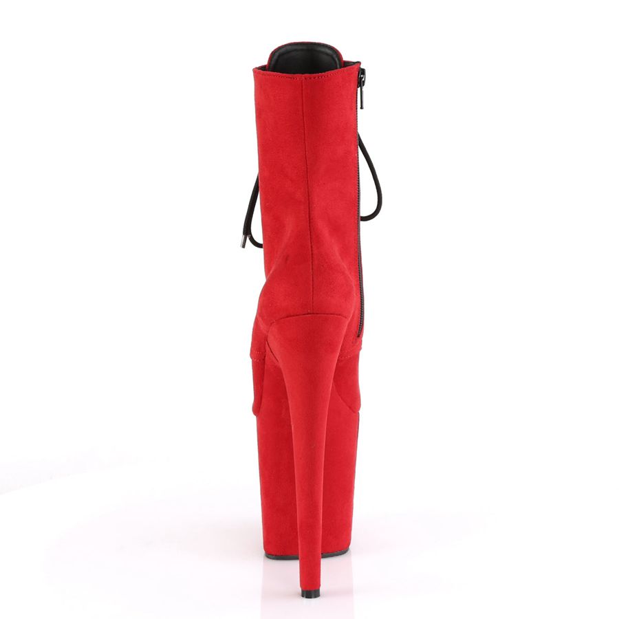 Bottines Pleaser Flamingo-1020FS Rouge Femme | FGW-3695610