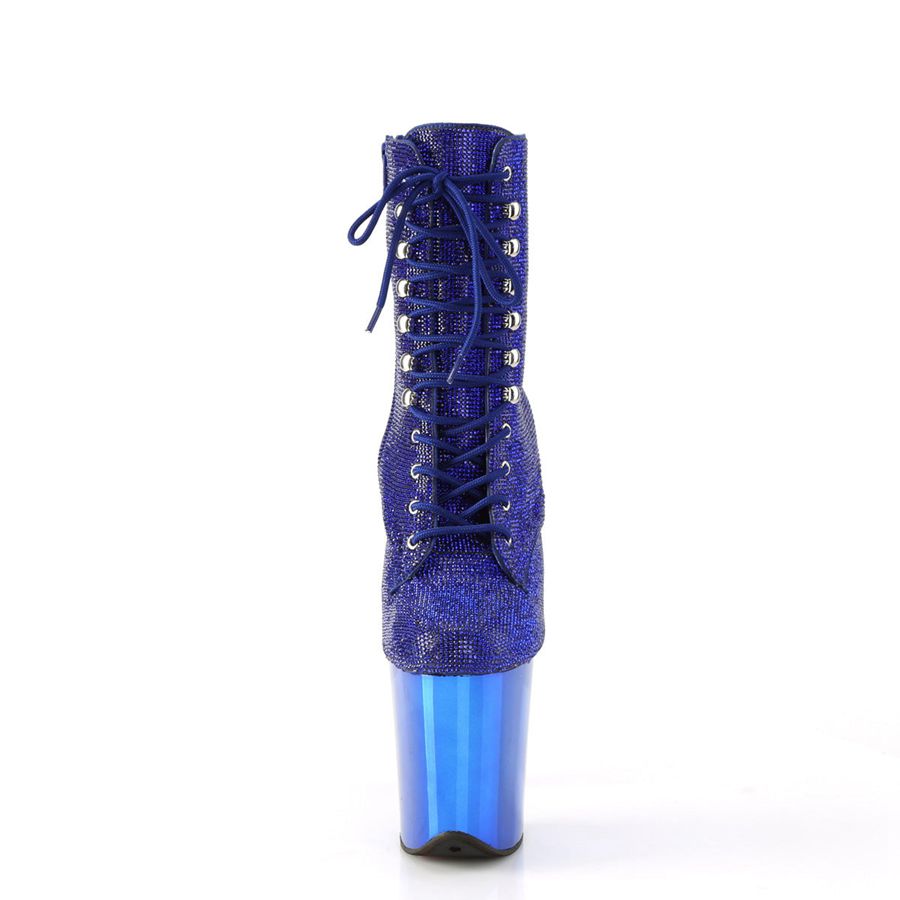 Bottines Pleaser Flamingo-1020CHRS Bleu Femme | SMW-3664824