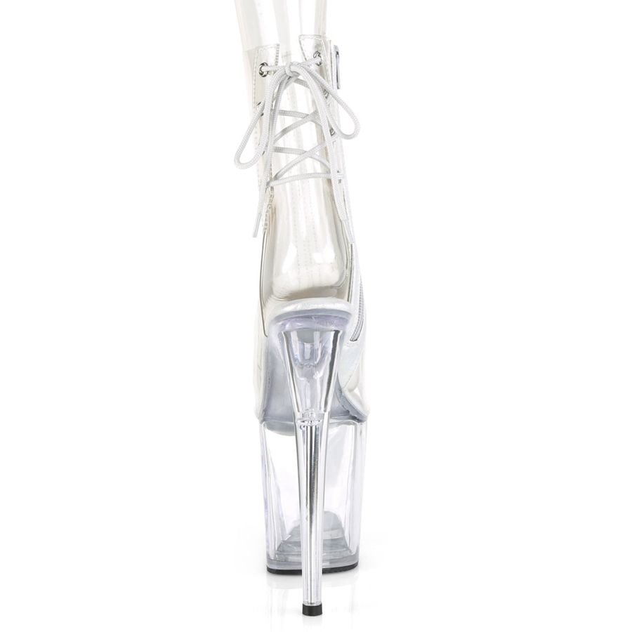 Bottines Pleaser Flamingo-1018C Clear Femme | OKL-4088495