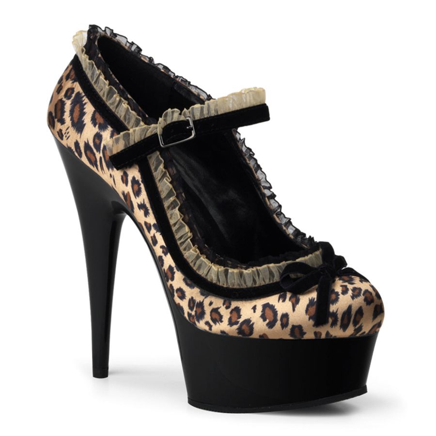 Bottines Pleaser Delight-683 Leopard Femme | CVJ-6324827