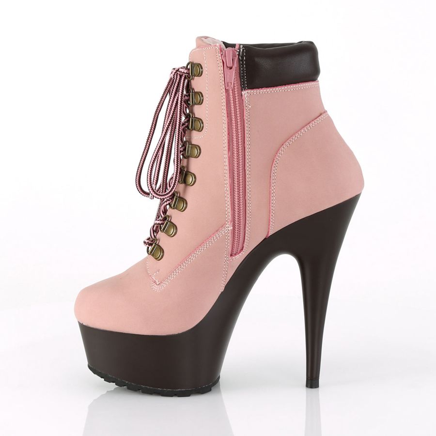 Bottines Pleaser Delight-600TL-02 Rose Femme | LER-6227582