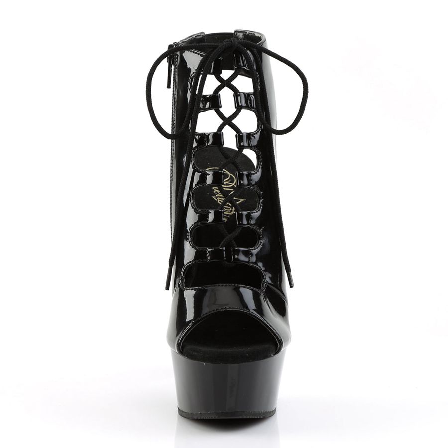 Bottines Pleaser Delight-600-20 Noir Femme | QWE-1023765