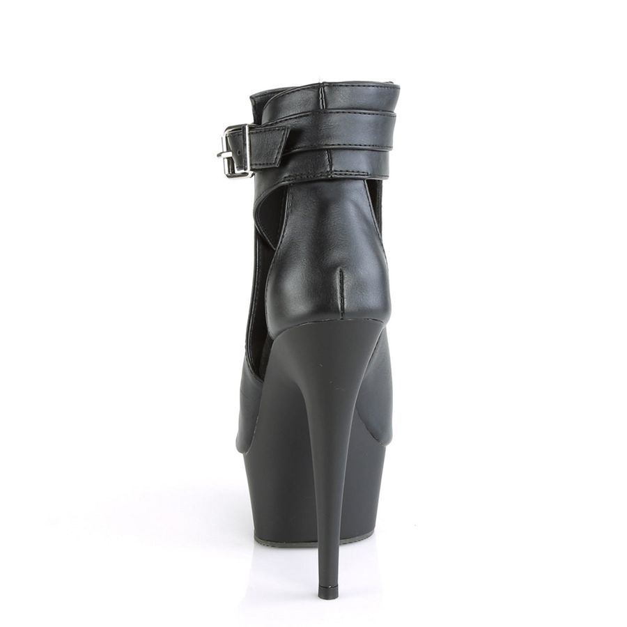 Bottines Pleaser Delight-600-10 Noir Femme | PGQ-3338093