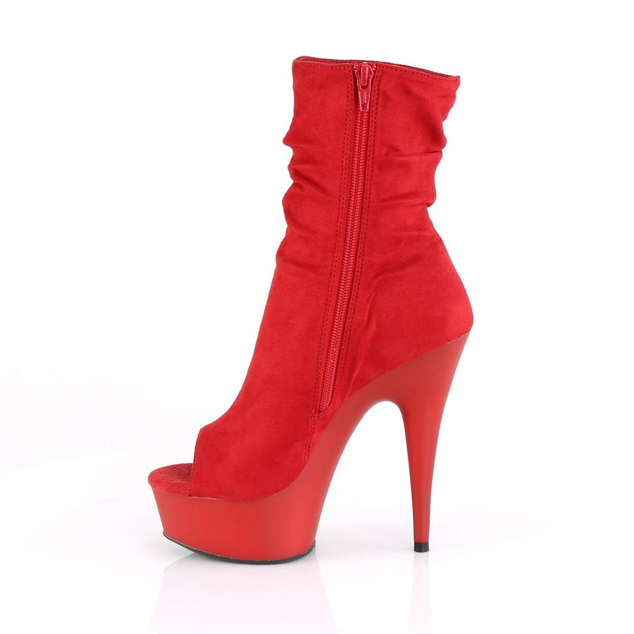 Bottines Pleaser Delight-1031 Rouge Femme | RLM-9269264