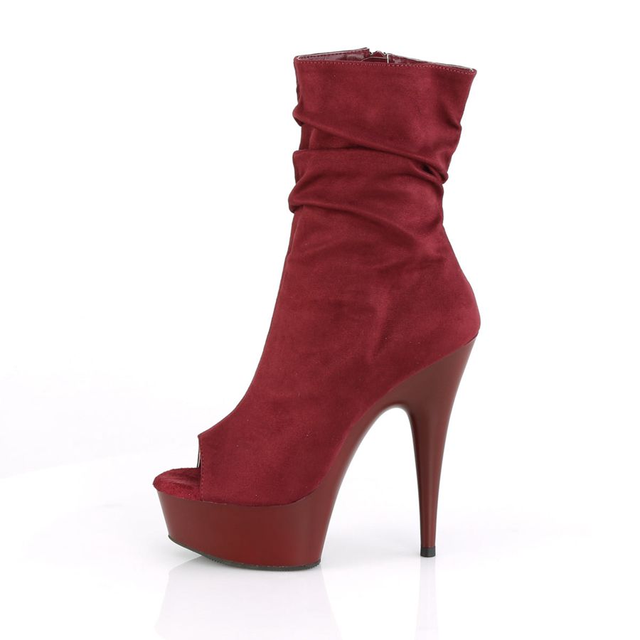 Bottines Pleaser Delight-1031 Bordeaux Femme | LNE-5530793