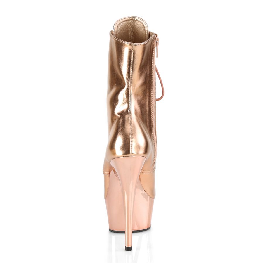 Bottines Pleaser Delight-1020 Rose Doré Femme | QQS-1588796