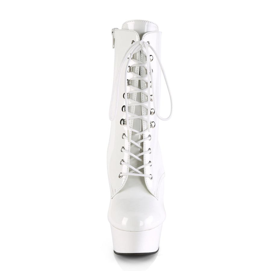 Bottines Pleaser Delight-1020 Blanche Femme | ODV-4420274