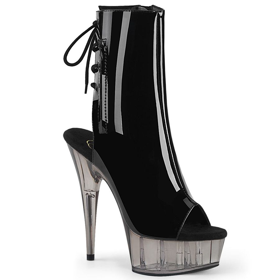 Bottines Pleaser Delight-1018T Noir Femme | GQZ-2721954