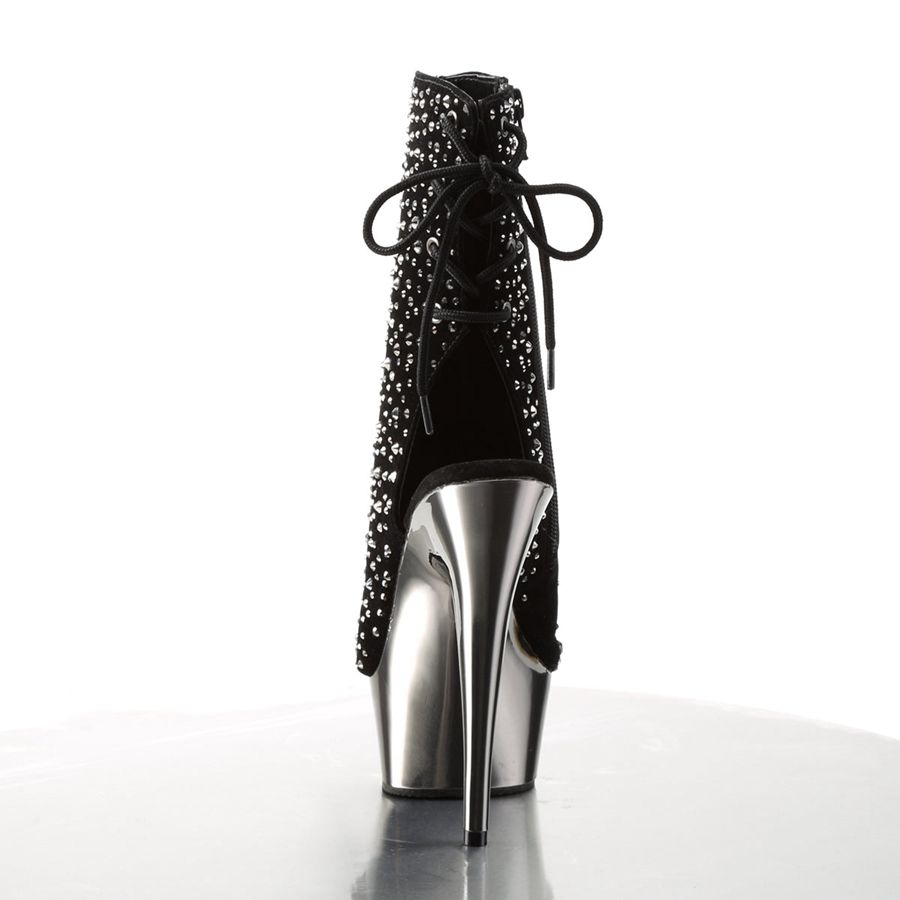 Bottines Pleaser Delight-1018RS Noir Femme | BNU-9845555