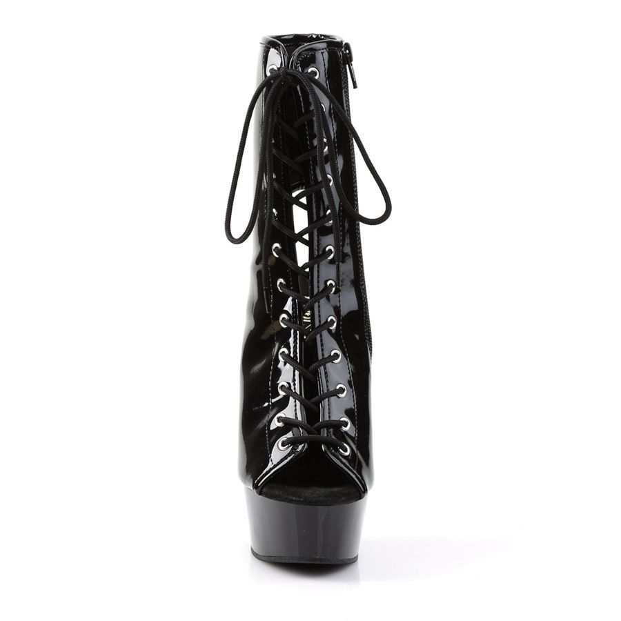 Bottines Pleaser Delight-1016 Noir Femme | UYP-1713685