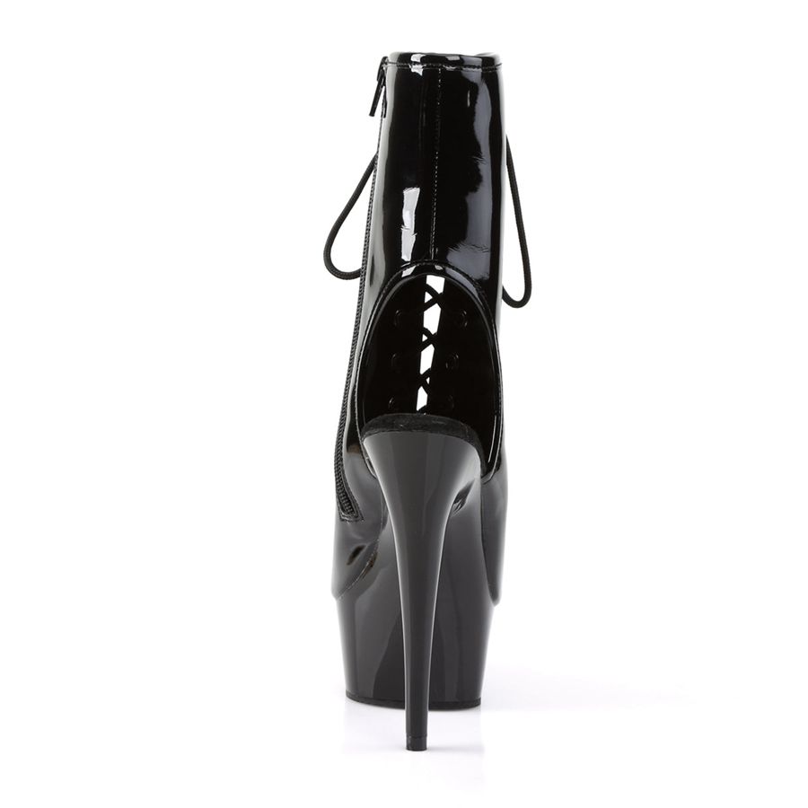 Bottines Pleaser Delight-1016 Noir Femme | UYP-1713685