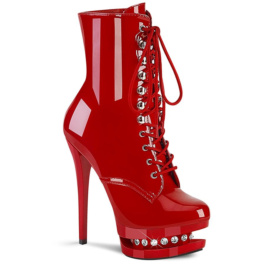 Bottines Pleaser Blondie-R-1020 Rouge Femme | GWV-2954184