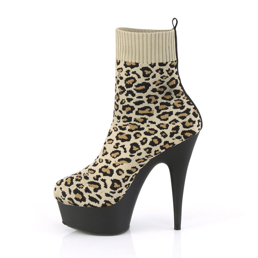 Bottines Pleaser Delight-1002LP Leopard Femme | TDV-4953305