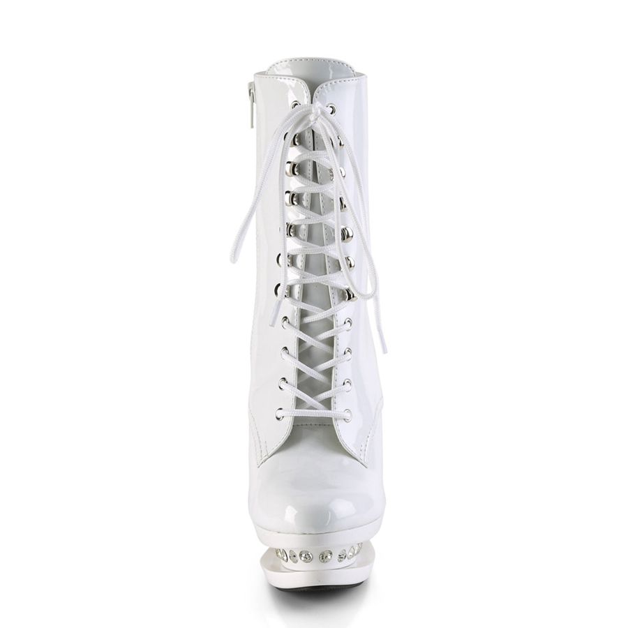 Bottines Pleaser Blondie-R-1020 Blanche Femme | ZQF-5300654