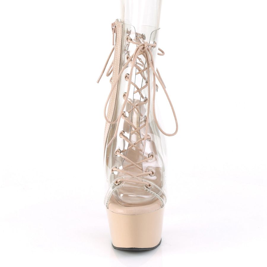 Bottines Pleaser Aspire-600-30 Beige Femme | PDO-4554897