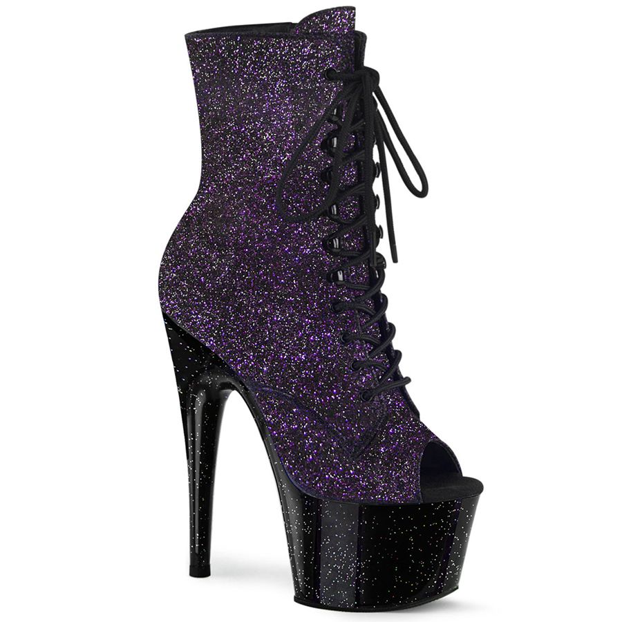 Bottines Pleaser Adore-1021MG Violette Femme | TER-5212810