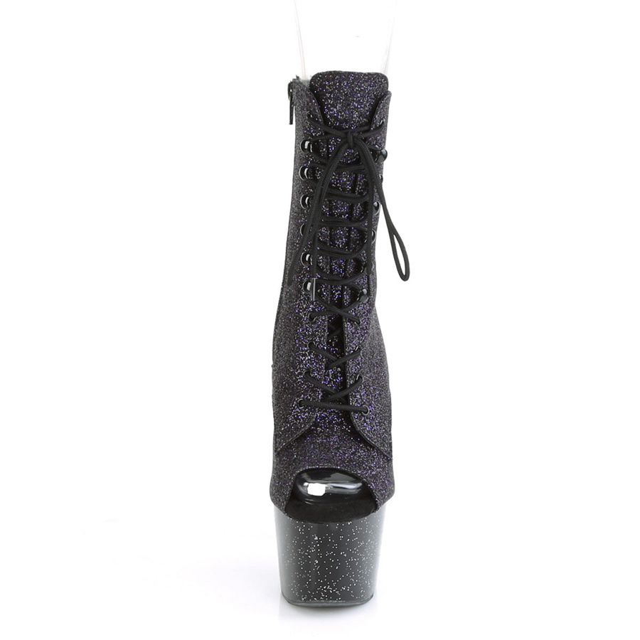 Bottines Pleaser Adore-1021MG Violette Femme | TER-5212810