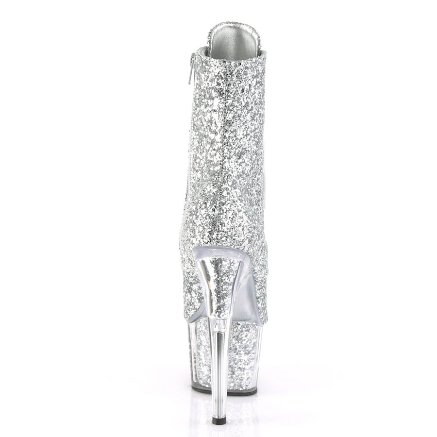 Bottines Pleaser Adore-1021G Argent Femme | SXI-3991570