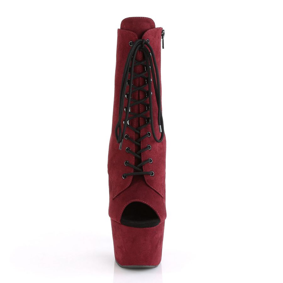 Bottines Pleaser Adore-1021FS Bordeaux Femme | WJN-1795121