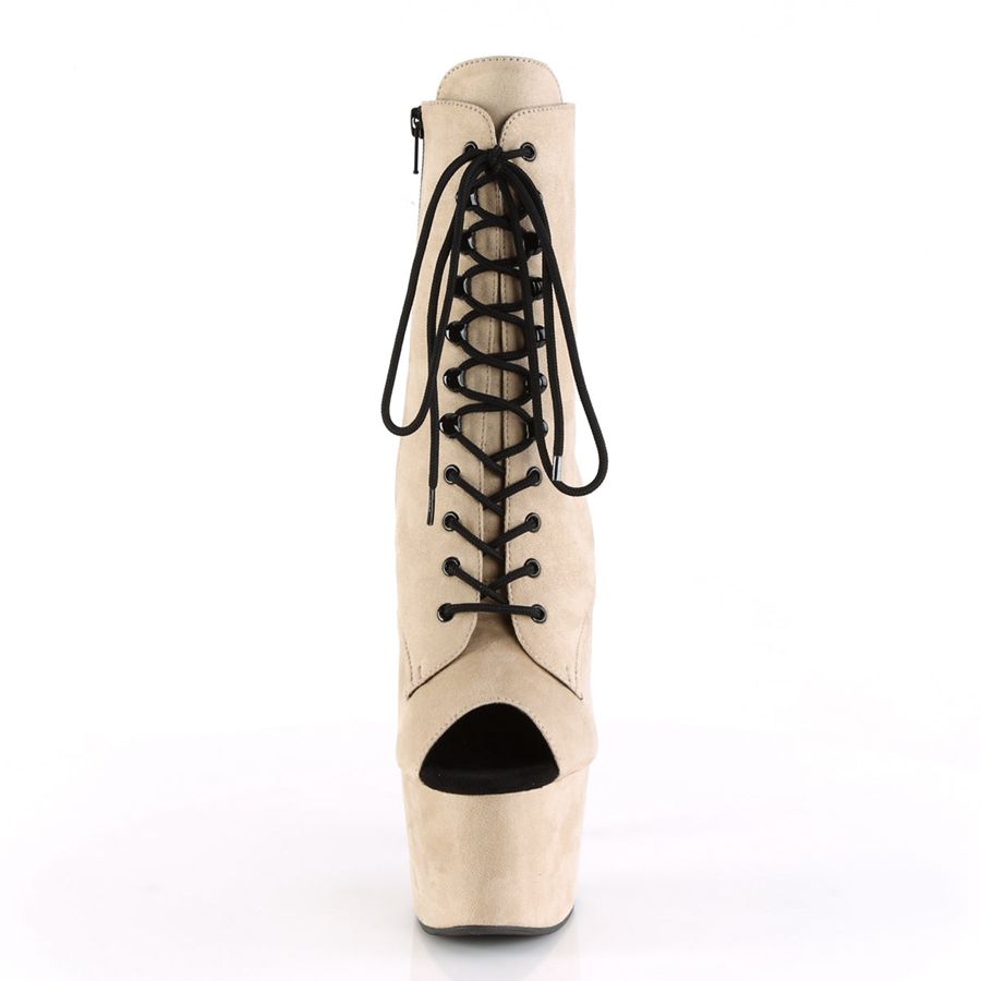 Bottines Pleaser Adore-1021FS Beige Femme | XWJ-1461457