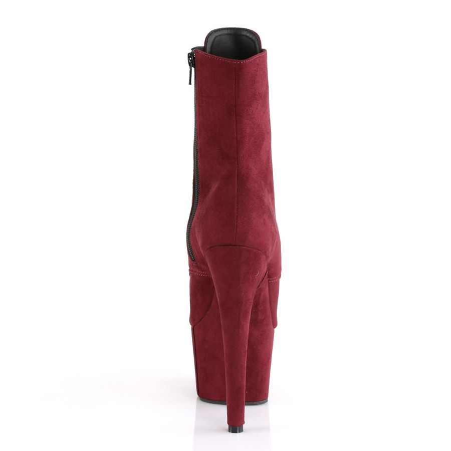 Bottines Pleaser Adore-1021FS Bordeaux Femme | WJN-1795121