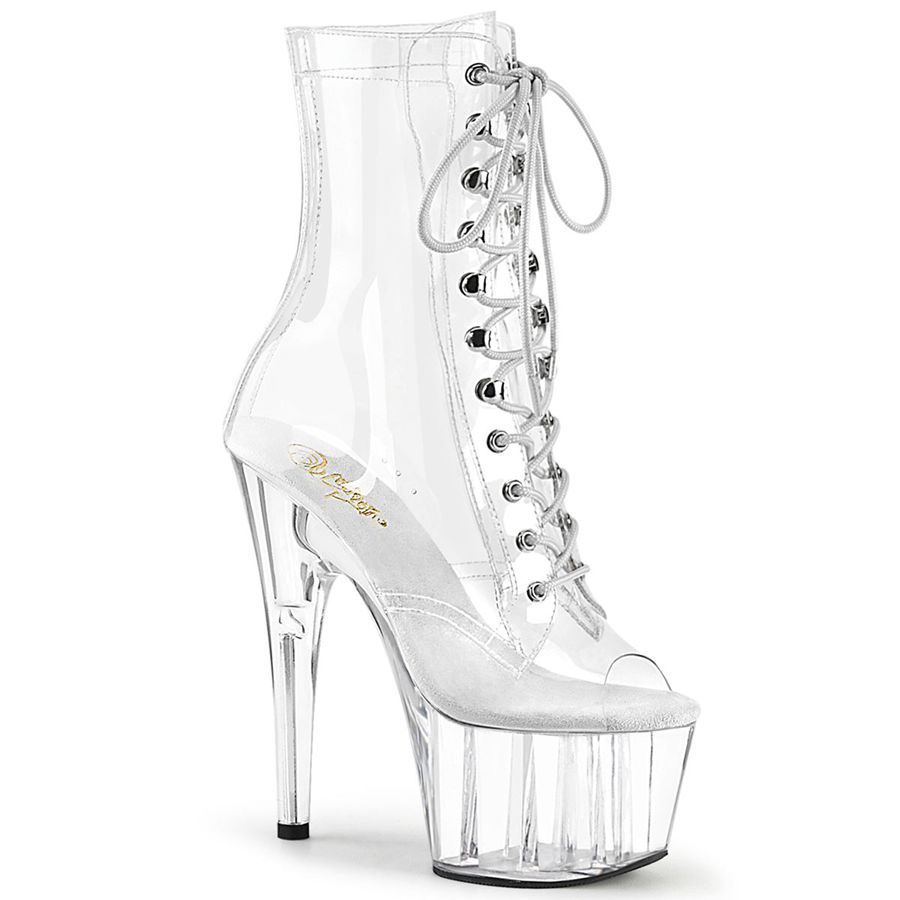 Bottines Pleaser Adore-1021C Clear Femme | JCT-8172908