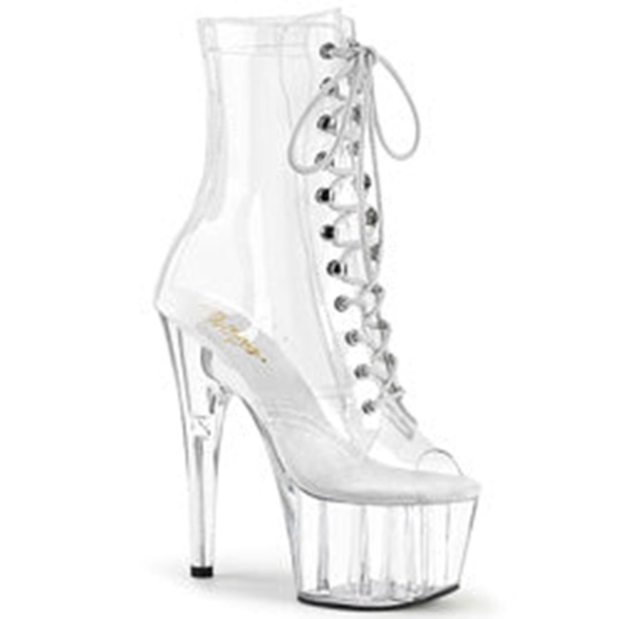 Bottines Pleaser Adore-1021C Clear Femme | JCT-8172908