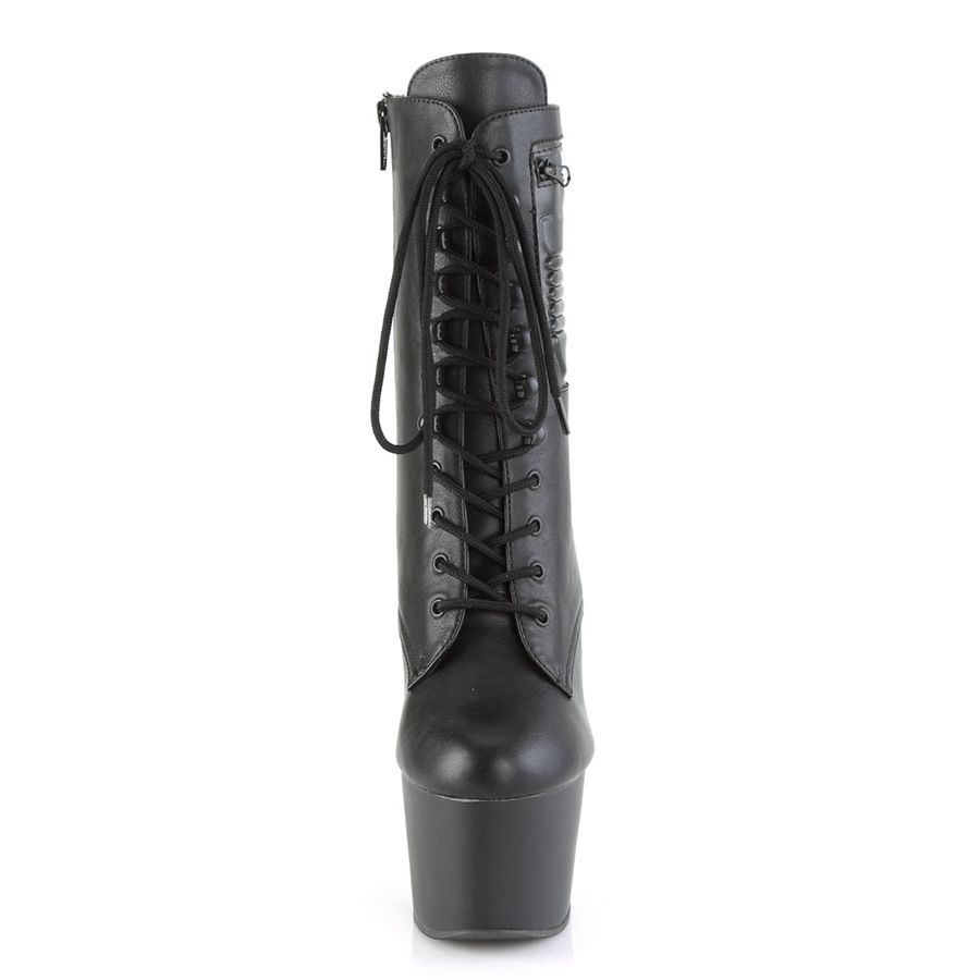 Bottines Pleaser Adore-1020PK Noir Femme | UUG-1909670