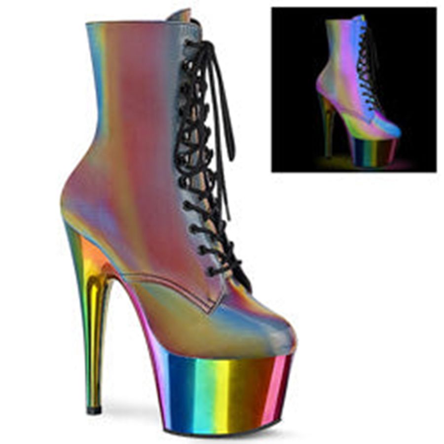 Bottines Pleaser Adore-1020RC-REFL Multicolore Femme | ODN-5058025