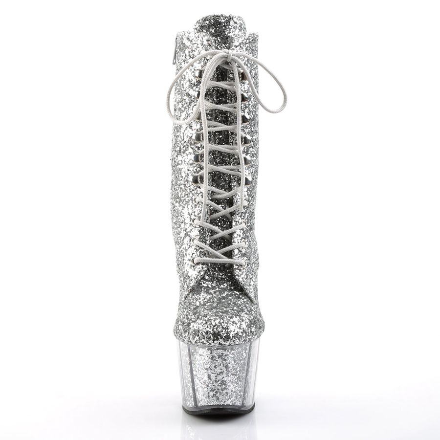 Bottines Pleaser Adore-1020G Argent Femme | MRE-8977579